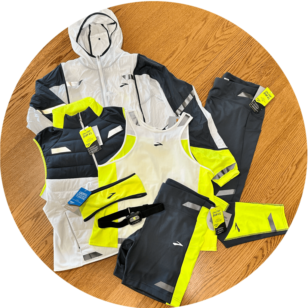 Testing out new gear as a Run Happy Team member