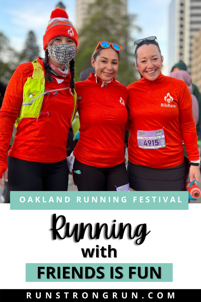 Running with friends is fun at the Oakland Running Festival