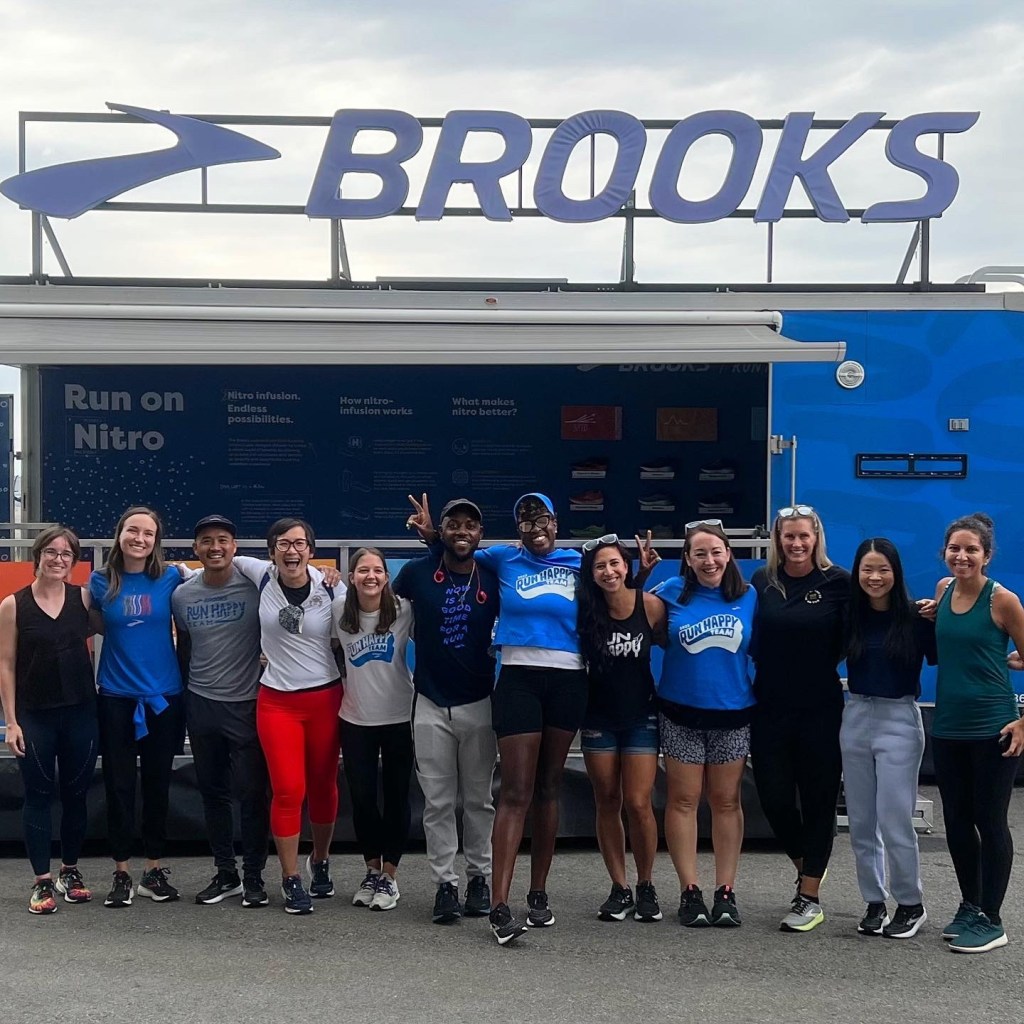 The 5:30pm Run Happy Team shuttle arriving to camp