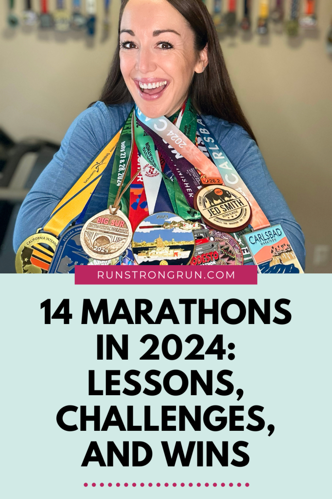 14 Marathons in 2024: Lessons, Challenges, and Wins 